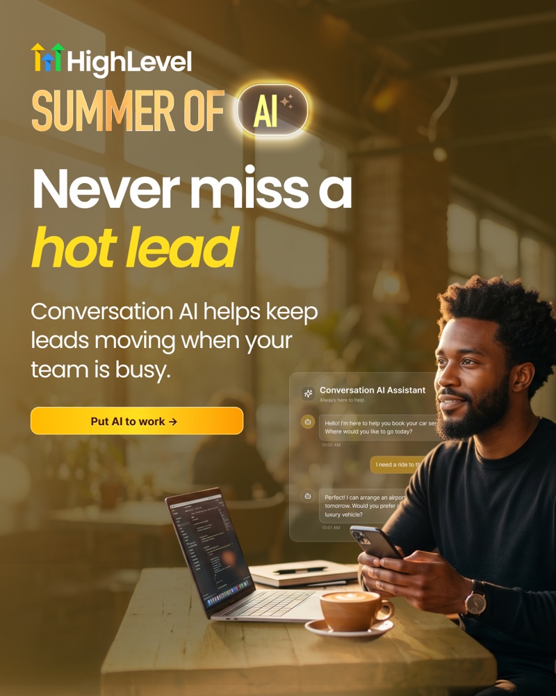 HighLevel Summer of AI: mis geen enkele hot lead meer